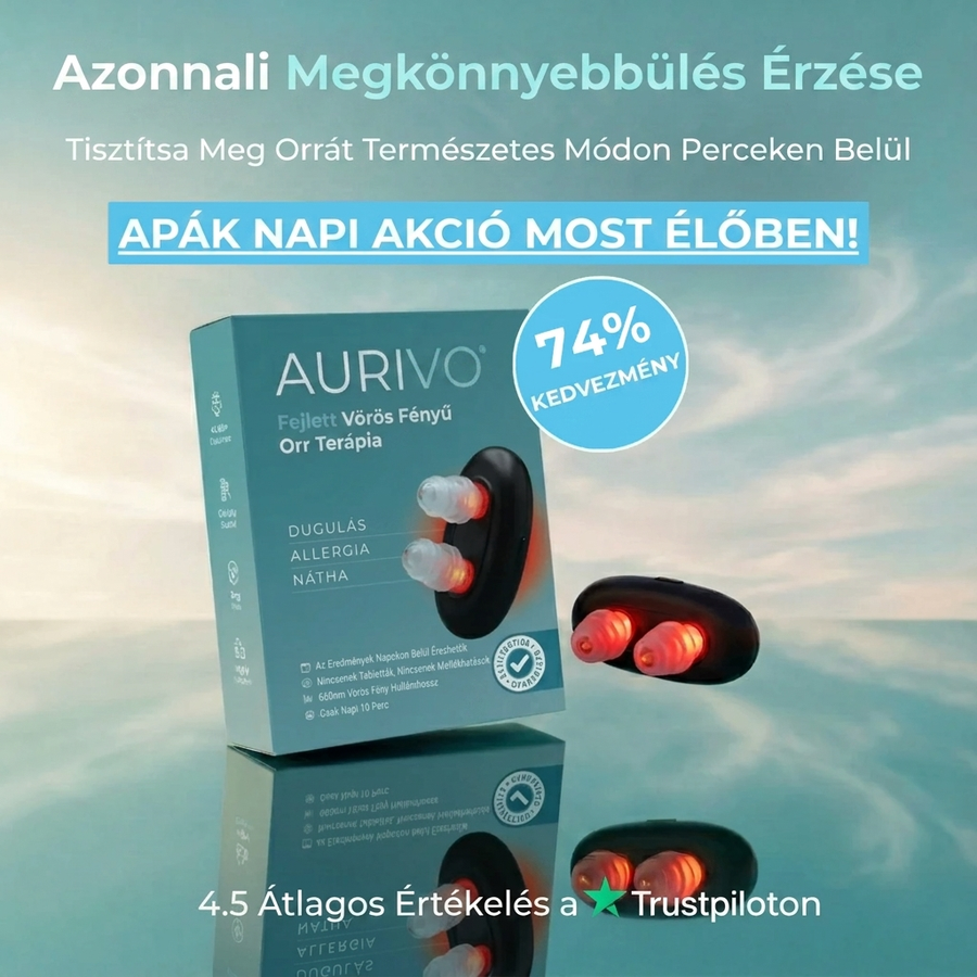 Aurivo – Vörösfényes Orrenyhítő